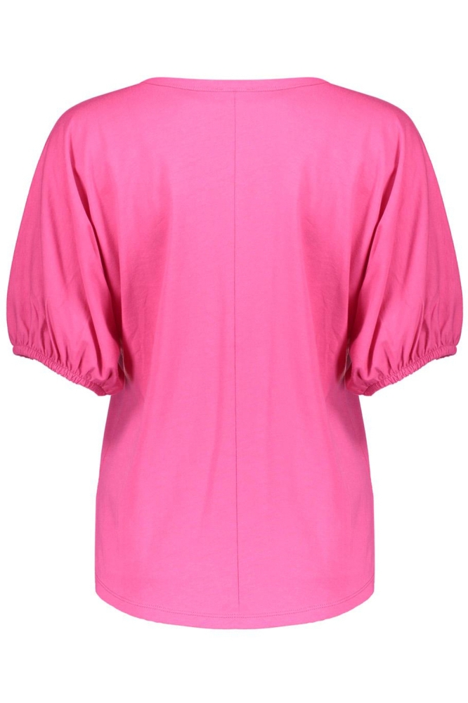 T SHIRT MET POFMOUWEN 52415 41 000445 FUCHSIA
